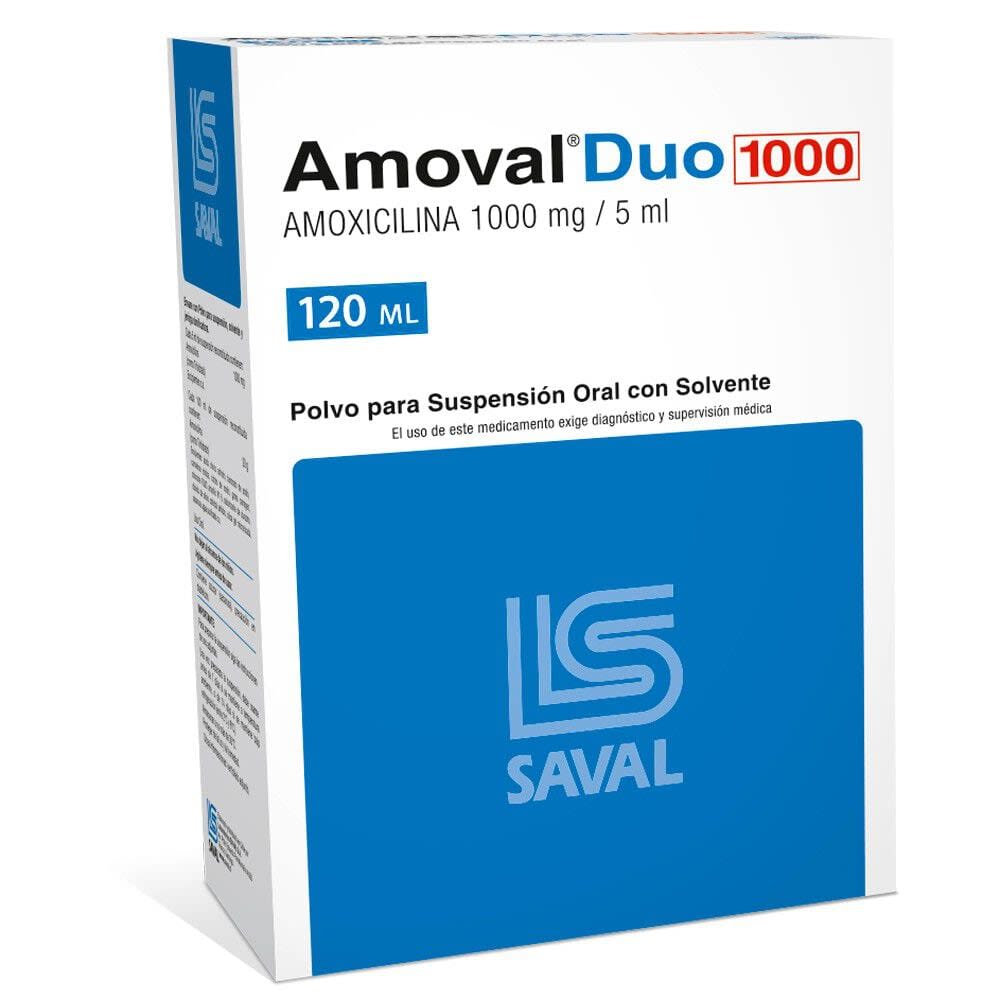Amoval DUO susp 1000mg/5mL 120 mL