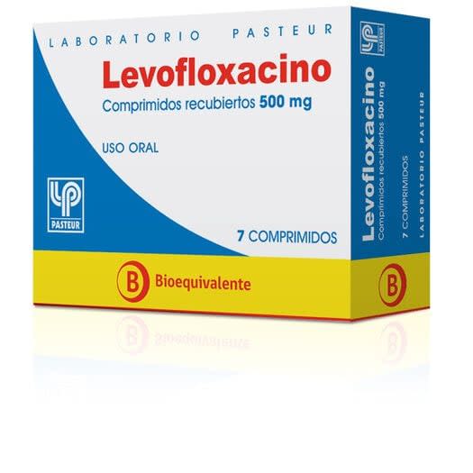 Levofloxacino COM 500mg 7 comprimidos