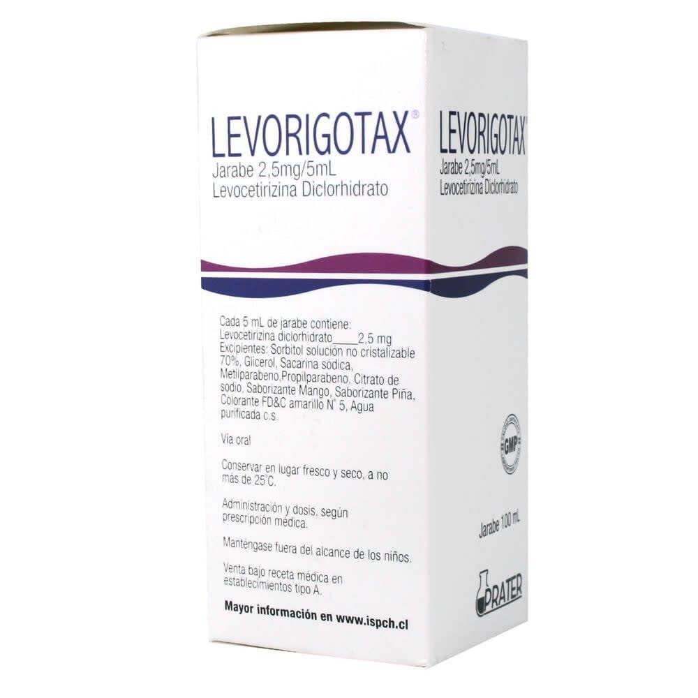 LEVORIGOTAX 2 5 MG /5ML 100 mL