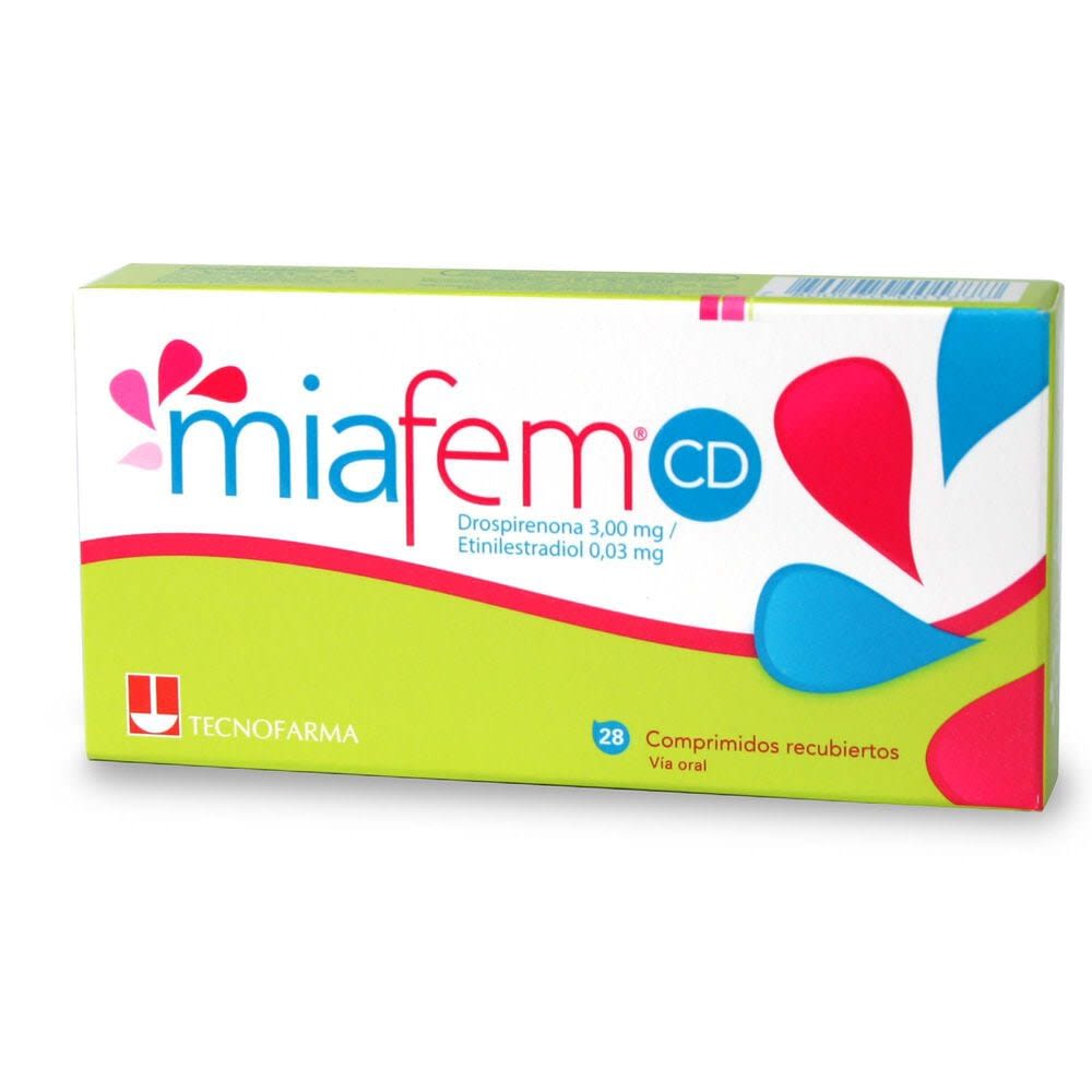 MIAFEM CD COM 28 Drospirenona Etinilestradiol