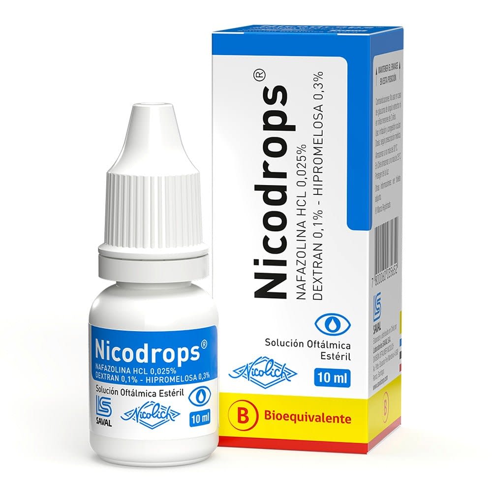 Nicodrops Sol Oftalmica 10 mL