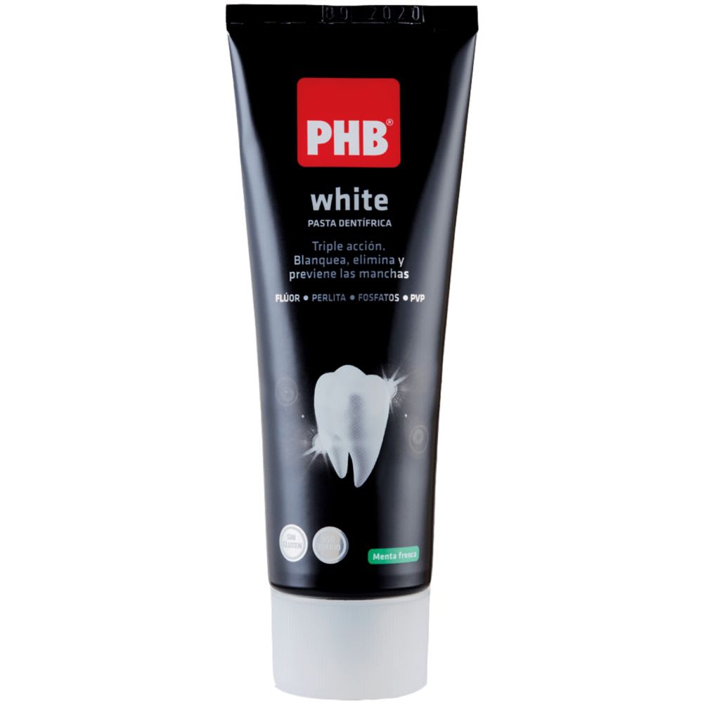 Phb Pasta Dental White Menta Fresca 75 Ml