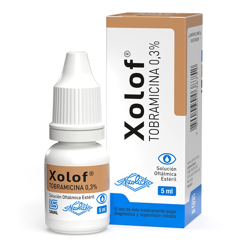 Xolof SOL OFT 0,3% (Tobramicina) 5 mL (I)