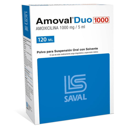 Amoval DUO susp 1000mg/5mL 120 mL