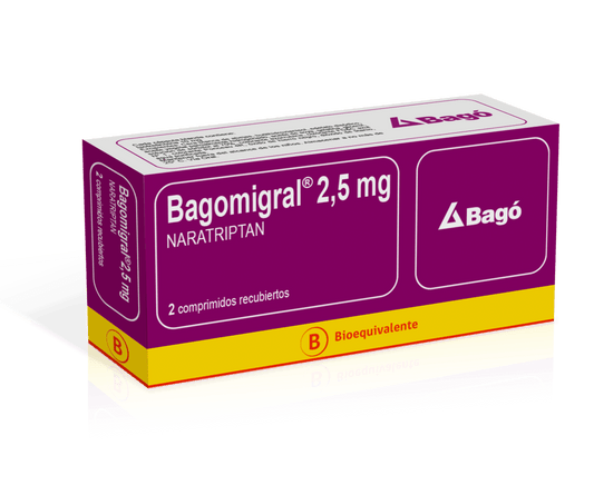 BAGOMIGRAL COM.2.5MG. 2 Comprimidos Recubiertos