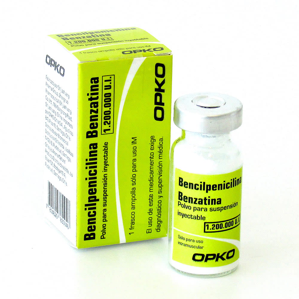 Bencilpenicilina Benzatina POLVO SUSP INY 1 2 U I