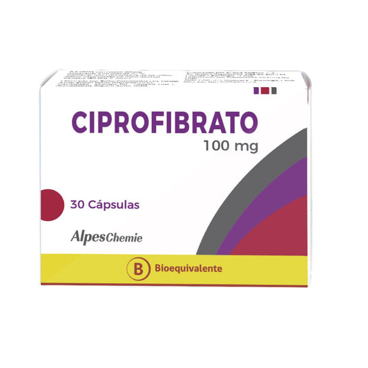 CIPROFIBRATO CAP 100MG 30 [ALPES CHEMIE]