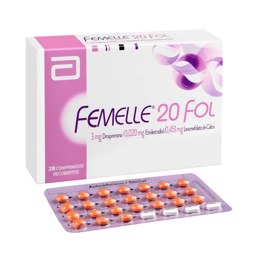 Femelle 20 FOL x 28Comp Recubiertos