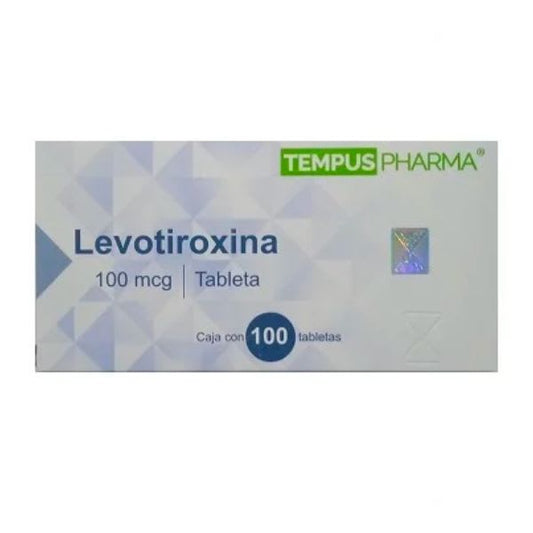 Levotiroxina COM 100 mcg 100 Comprimidos [ALEMBIC]