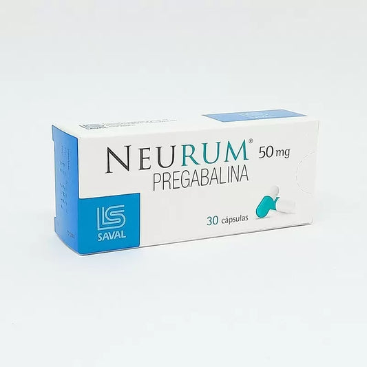 NEURUM CAP  50mg 30 (Pregabalina)