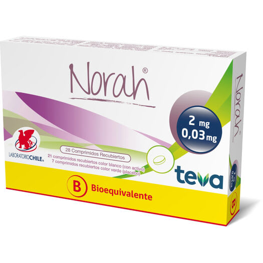 Norah 28 comprimidos recubiertos