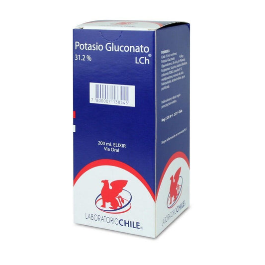 Potasio Gluconato 31,2% SOL 200mL ELIXIR
