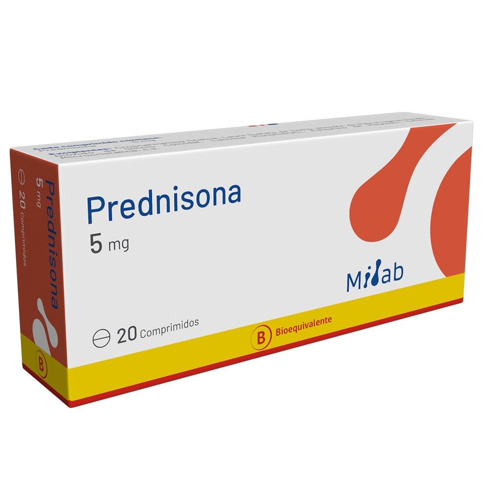 Prednisona COM 5mg 20 Comprimidos