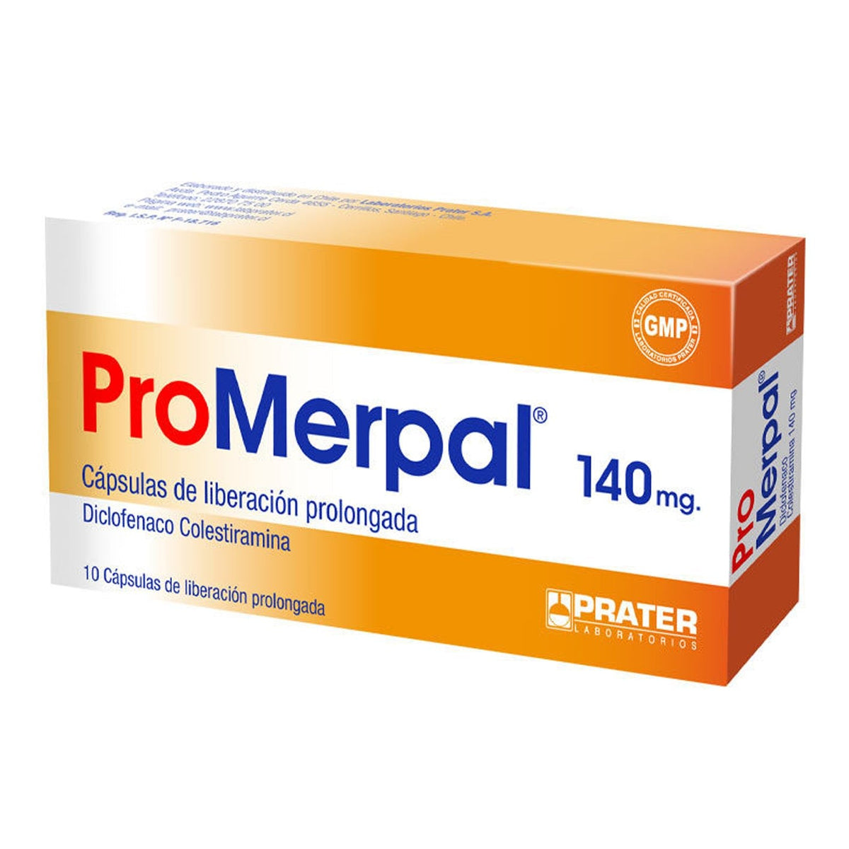 PRO MERPAL 140MG 10 Capsulas Liberacion Prolongada