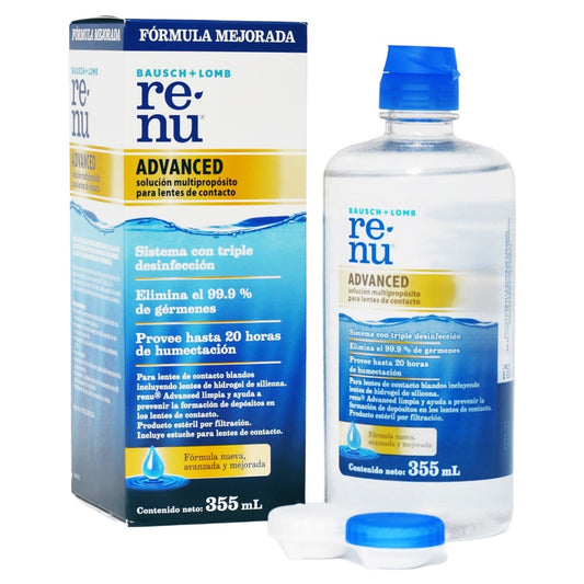RENU ADVANCED SOLUCION PARA LENTES DE CONTACTOS 355ML