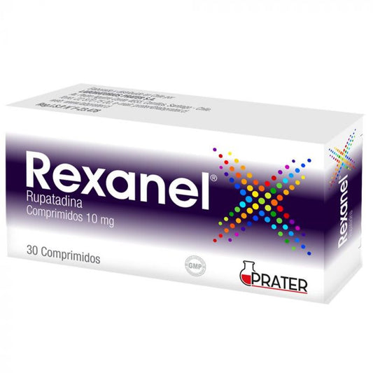 REXANEL COM 10MG  30 RUPATADINA