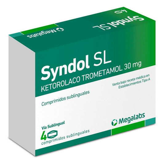 SYNDOL SL COM 30MG 4